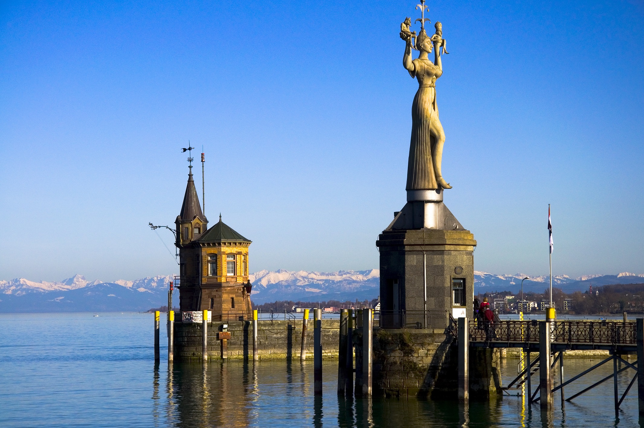 Hafen in Konstanz, Bodensee, Deutschland